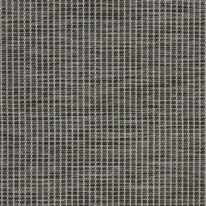 6' Charcoal Round Power Loom Area Rug