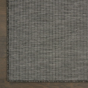 5' X 7' Charcoal Indoor Outdoor Area Rug