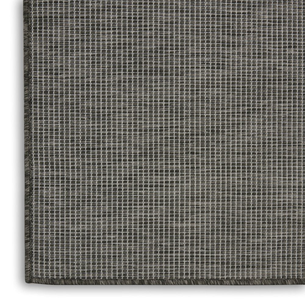 5' X 7' Charcoal Indoor Outdoor Area Rug