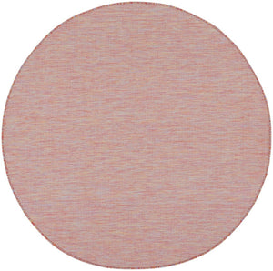 8' Rainbow Round Indoor Outdoor Area Rug