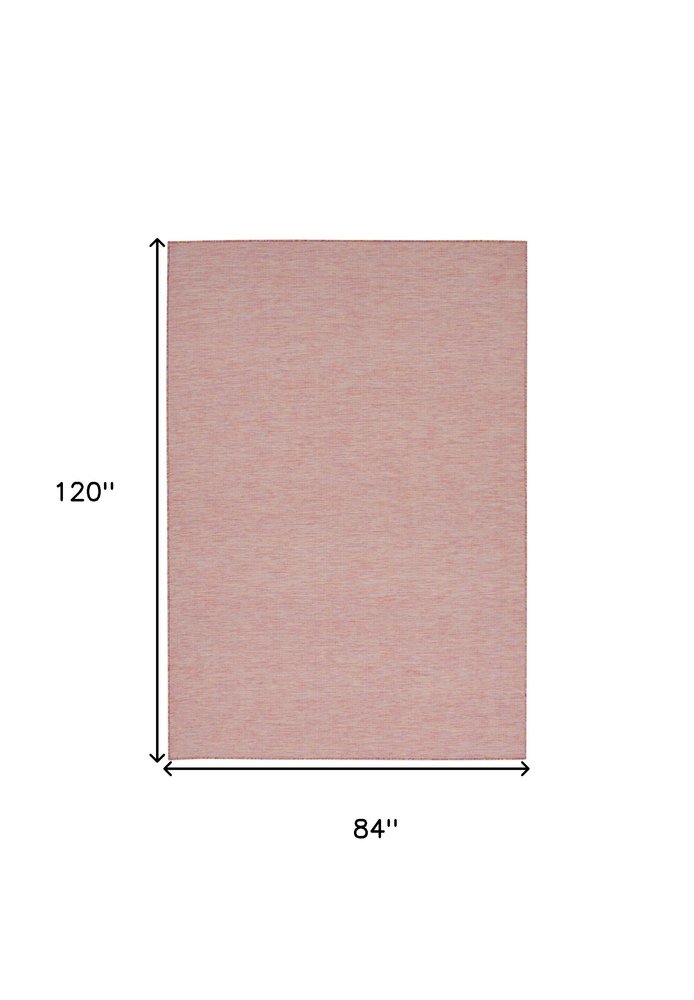 7' X 10' Rainbow Indoor Outdoor Area Rug