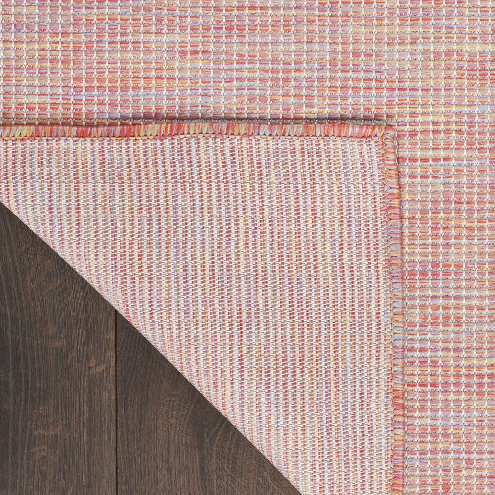 6' X 9' Dark Red Indoor Outdoor Area Rug