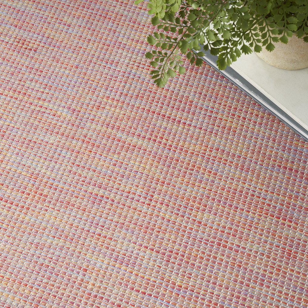 6' X 9' Dark Red Indoor Outdoor Area Rug