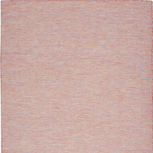 6' X 9' Dark Red Indoor Outdoor Area Rug