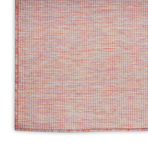 5' X 7' Red Indoor Outdoor Area Rug