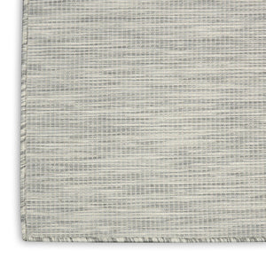 5' X 7' Light Gray Indoor Outdoor Area Rug
