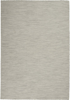 4' X 6' Gray Power Loom Area Rug
