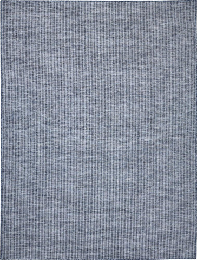 8' X 10' Navy Blue Indoor Outdoor Area Rug