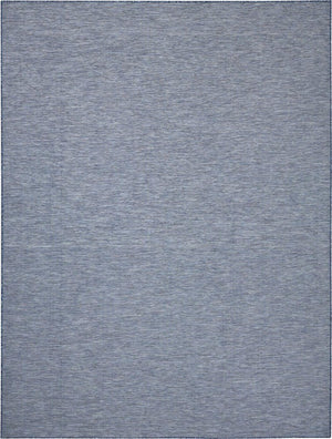 8' X 10' Navy Blue Indoor Outdoor Area Rug
