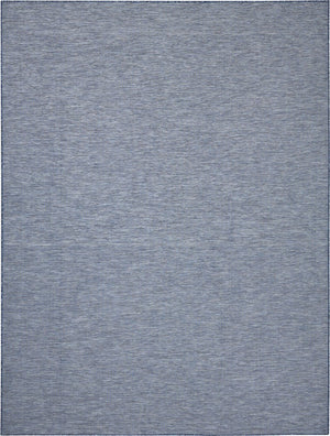 8' X 10' Navy Blue Indoor Outdoor Area Rug