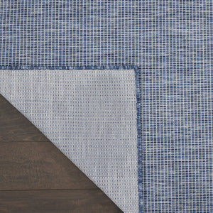 8' X 10' Navy Blue Indoor Outdoor Area Rug