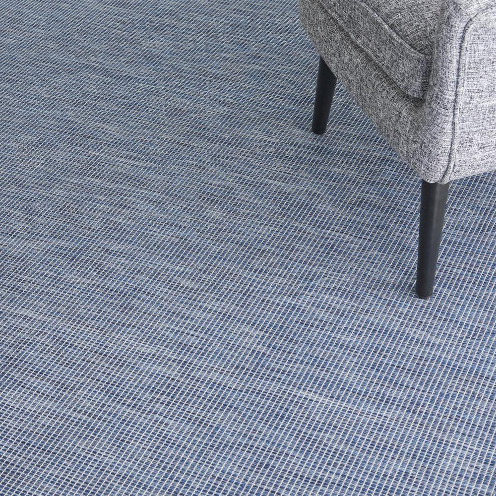 7' X 10' Navy Blue Indoor Outdoor Area Rug