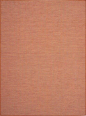 8' X 10' Terra Cotta Indoor Outdoor Area Rug