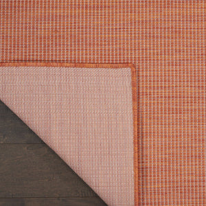 8' X 10' Terra Cotta Indoor Outdoor Area Rug