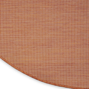 8' Terracotta Indoor Outdoor Area Rug