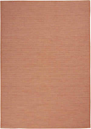 5' X 7' Terracotta Indoor Outdoor Area Rug