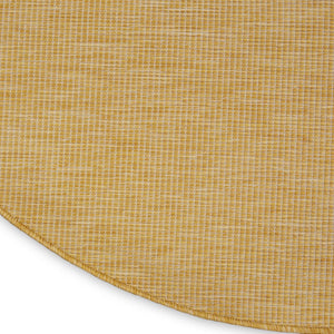 6' Yellow Indoor Outdoor Area Rug