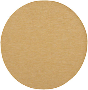 6' Yellow Indoor Outdoor Area Rug