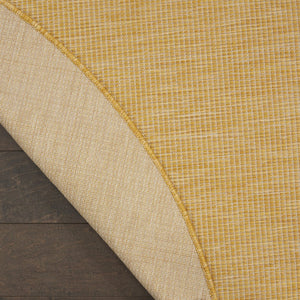 6' Yellow Indoor Outdoor Area Rug