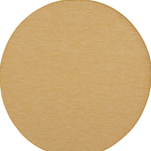 6' Yellow Indoor Outdoor Area Rug