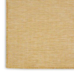 5' X 7' Yellow Indoor Outdoor Area Rug