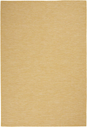 5' X 7' Yellow Indoor Outdoor Area Rug