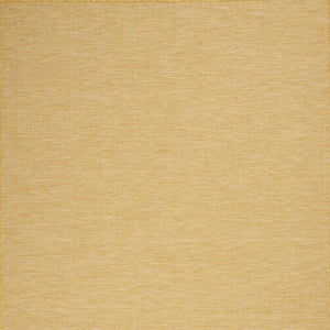 5' X 7' Yellow Indoor Outdoor Area Rug