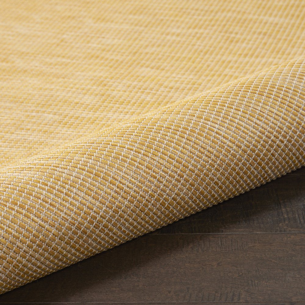 4' X 6' Yellow Indoor Outdoor Area Rug