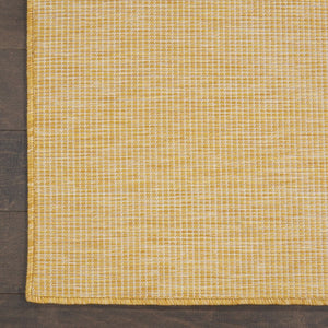 12' Yellow Indoor Outdoor Area Rug