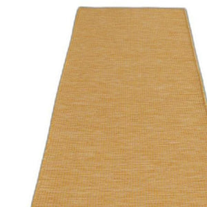 10' Yellow Indoor Outdoor Area Rug