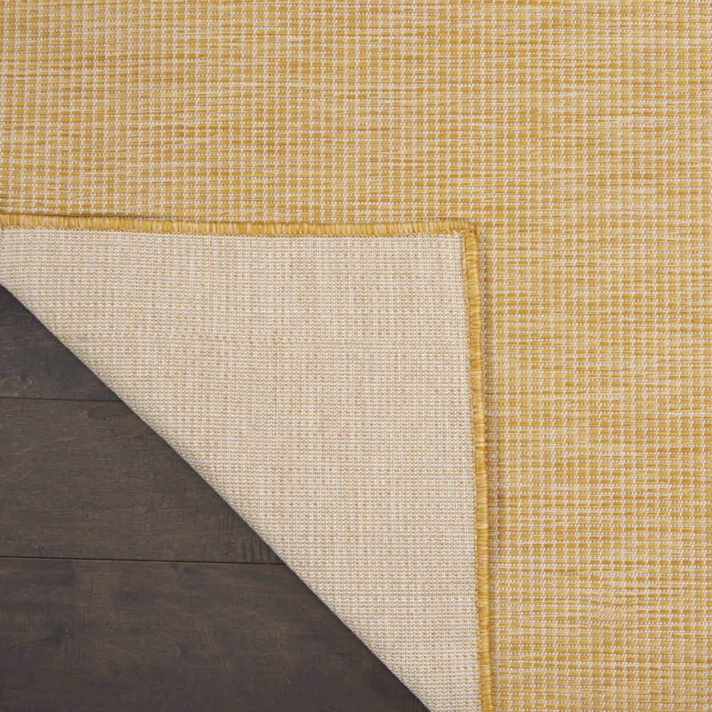 10' Yellow Indoor Outdoor Area Rug