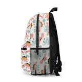 Kids Dinosaur White Backpack