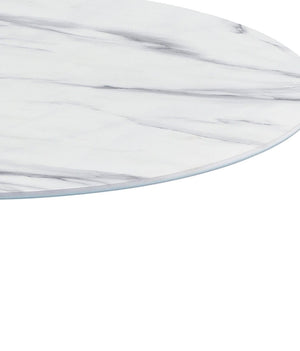 Circa - 17.5" End Table With Marble Textured Top by Couch.com