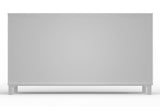 61" White Solid Wood Six Drawer Double Dresser