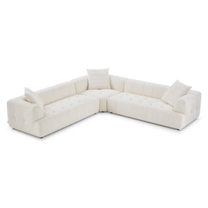 Kaynes - Elegant Upholstery Corner Sofa by Couch.com