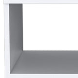 20" White Wood One Drawer Nightstand