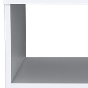 20" White Wood One Drawer Nightstand