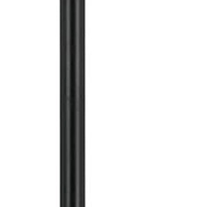 60" Bronze Traditional Shaped Floor Lamp With Tan Square Shade