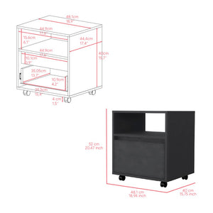 Three Piece Black Bedroom Set
