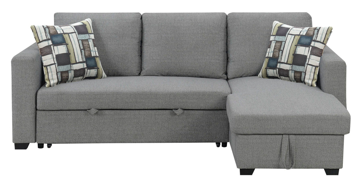 Pensole - Reversible Pop - Up Sleeper Sectional by Couch.com