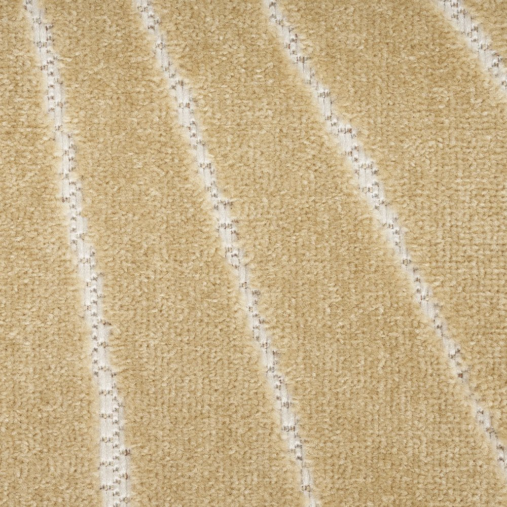 6' X 9' Ivory Orange And Blue Indoor Outdoor Area Rug