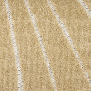 6' X 9' Ivory Orange And Blue Indoor Outdoor Area Rug