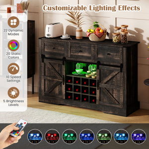 Set of 4 Dining Chair Upholstered with Metal Legs and Padded Backs-Gray