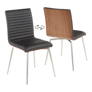 Mason - Contemporary Dining Chair (Set of 2) With Swivel by Couch.com