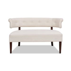 Jared - Versatile Roll Arm Tufted Bench Settee by Couch.com