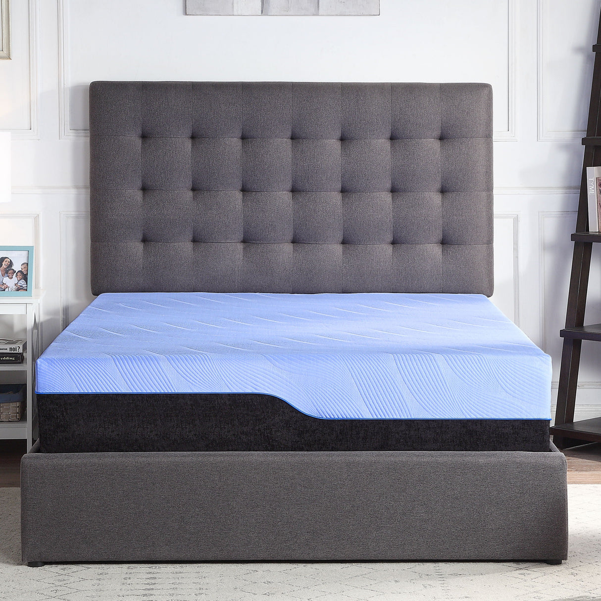 Refresh - 12" Hybrid Cooling Fast Responding Latex Foam And Coil Mattress by Couch.com