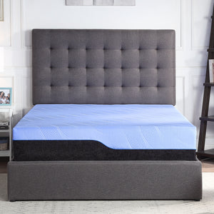 Refresh - 12" Hybrid Cooling Fast Responding Latex Foam And Coil Mattress by Couch.com