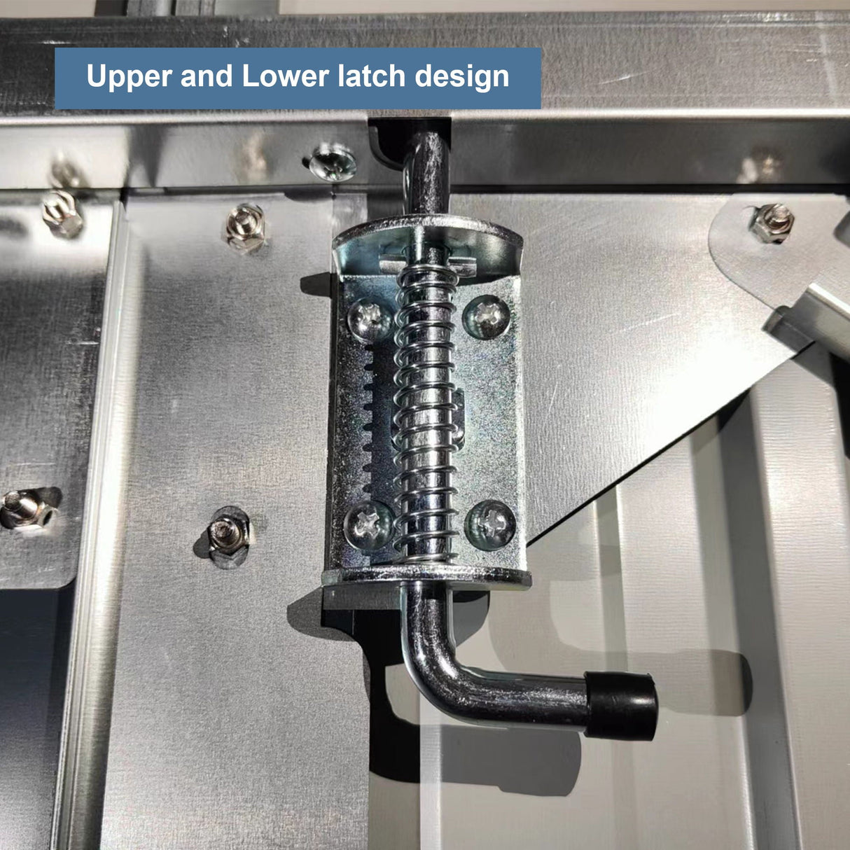 Outdoor Storage Shed, Metal Garden Shed Backyard Utility Tool House Building With 2 Doors And 4 Vents For Car, Truck, Bike, Garbage Can, Tool, Lawnmower by Couch.com