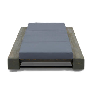 Gray Broadway Ian Chaise Lounge Cushion (Triple Folds)