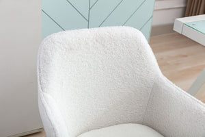 Modern Adjustable Height 360 Revolving Home Office Chair With Metal Legs And Universal Wheel For Indoor by Couch.com